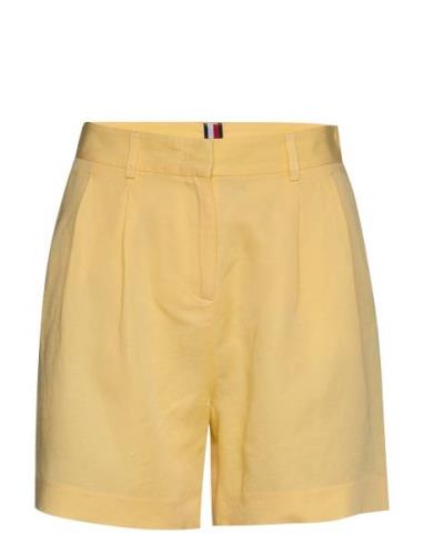 Linen Tencel Short Tommy Hilfiger Yellow