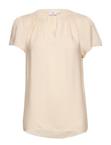 Brittasz Ss Top Saint Tropez Cream