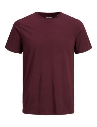 Jjeorganic Basic Tee Ss O-Neck Noos Jack & J S Burgundy