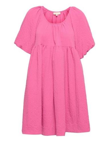 Bubble Mini Dress By Ti Mo Pink