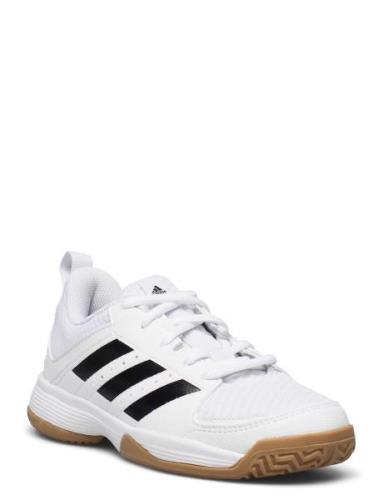 Ligra 7 Kids Indoor Shoes Adidas Performance White