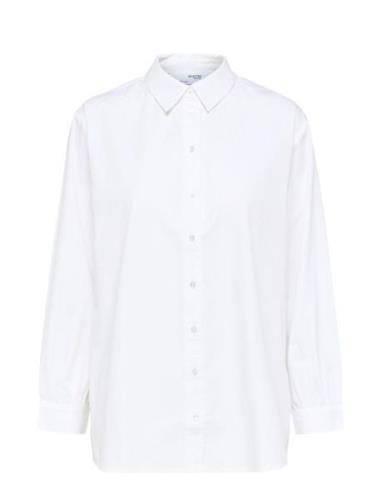 Slfreka Ls Shirt B Selected Femme White