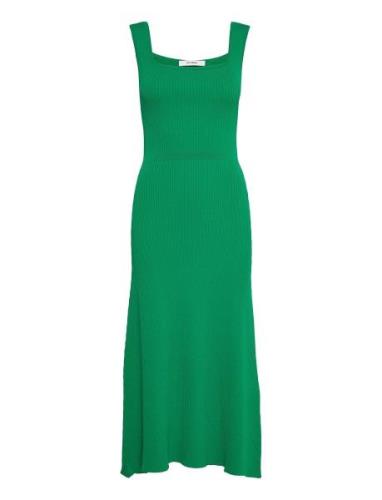 Long Midi Fine Knit Dress IVY OAK Green