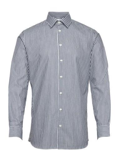Slhslimethan Shirt Ls Classic Noos Selected Homme Blue