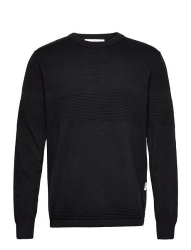 Slhmaine Ls Knit Crew Neck W Selected Homme Black
