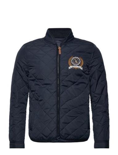 Quilted City Jacket Lindbergh Navy