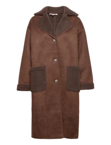 Uria Coat A-View Brown