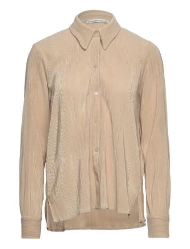 Anf Womens Wovens Abercrombie & Fitch Beige