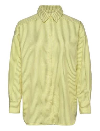 Sonja Stripe Shirt A-View Yellow