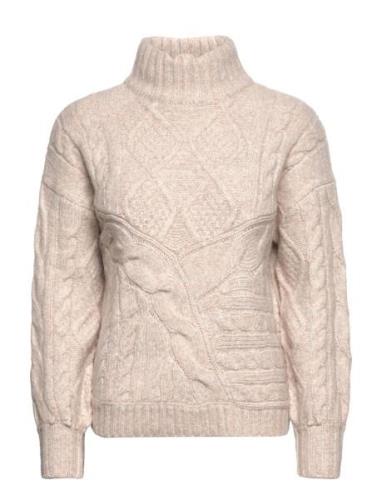 Umay Knit Pullover A-View Beige