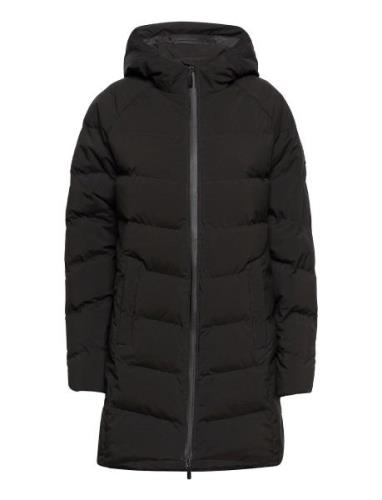 W Marina Long Quilted Jkt Musto Black