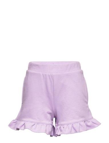 Lpchilli Flounce Sweat Shorts Bc Little Pieces Purple