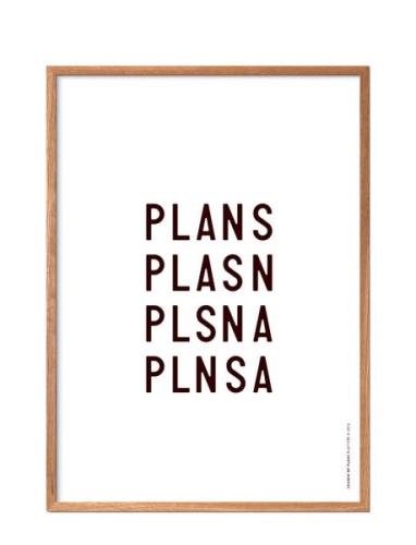 St-Change-Of-Plans Poster & Frame Patterned