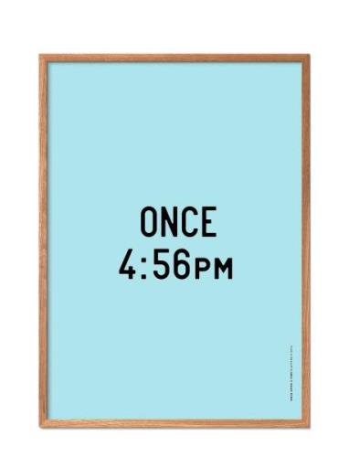 St-Once-Upon-A-Time Poster & Frame Blue