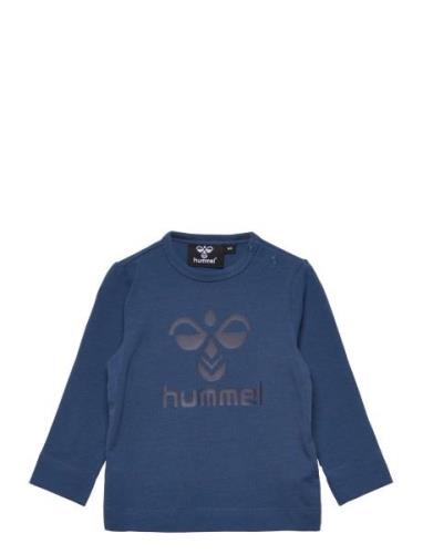 Hmlsteen T-Shirt L/S Hummel Navy
