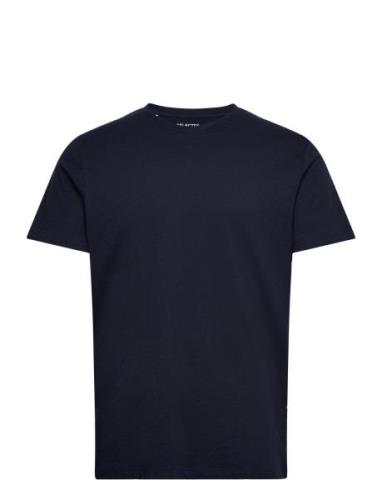 Slhaspen Ss O-Neck Tee Noos Selected Homme Navy