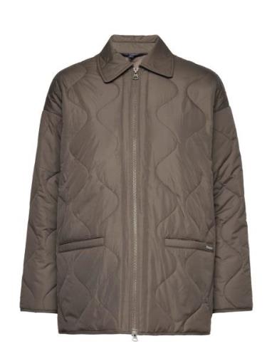Linn Quilted Jacket Lexington Clothing Brown