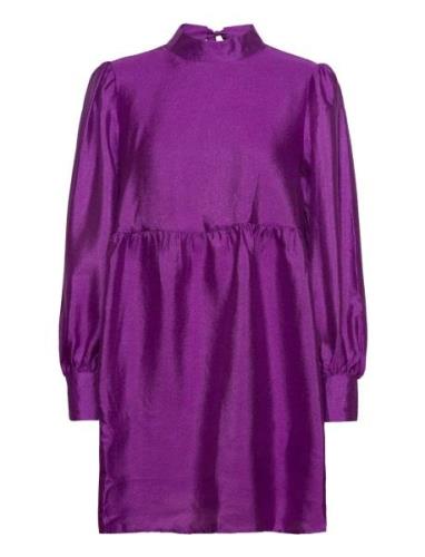 Vilupa L/S Short Dress Vila Purple