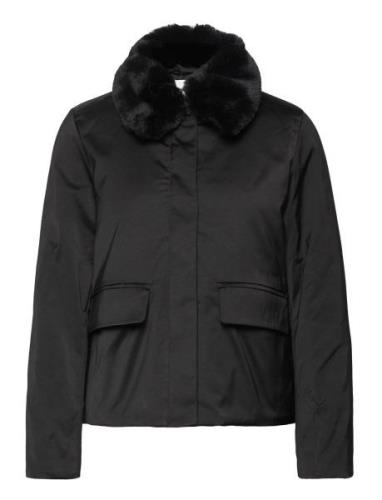 Lux Satin Padded Jacket Calvin Klein Black