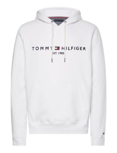 Tommy Logo Hoody Tommy Hilfiger White