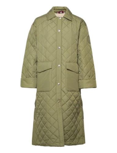 Quilted Sorona Long Shacket Tommy Hilfiger Green