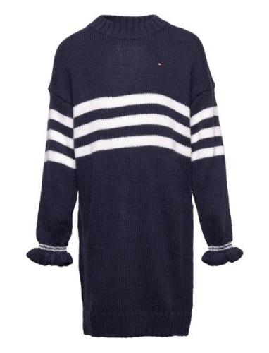 Prep Stripe Sweater Dress L/S Tommy Hilfiger Blue