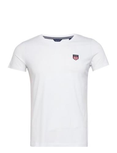 Reg Retro Shield Ss T-Shirt GANT White