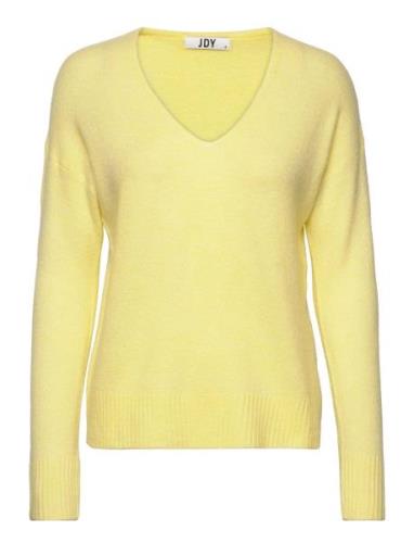 Jdycharly L/S V-Neck Pullover Knt Lo Jacqueline De Yong Yellow