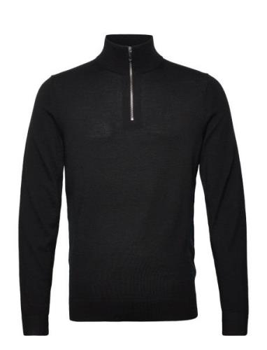 Merino Rws Quarter Zip Calvin Klein Black