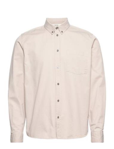 Andrew Classic Denim Shirt Wood Wood Beige