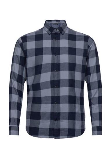 Jjegingham Twill Shirt L/S Jack & J S Navy