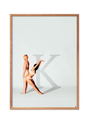 Rewritten-K-For-Kind Poster & Frame Patterned