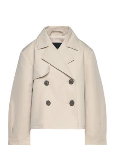 Nlfmata Short Trenchcoat LMTD Cream