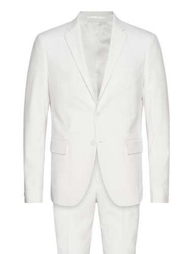Plain Mens Suit Lindbergh White