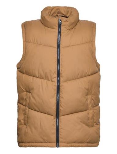 Quilted Gilet Mango Brown