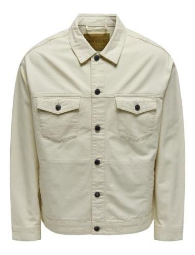 Onsend Ovz Canwas 4470 Jacket ONLY & SONS Cream