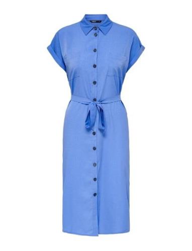 Onlhannover S/S Shirt Dress Noos Wvn ONLY Blue