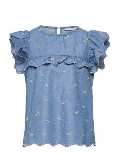 Sgflorin Chambray Top Soft Gallery Blue