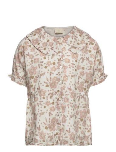 Shirt Flower Woven En Fant Pink