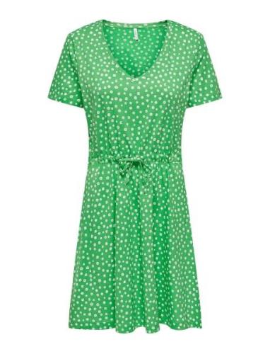 Onlmay S/S V-Neck Short Dress Jrs Noos ONLY Green