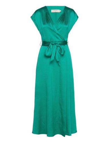 Crloretta Dress - Zally Fit Cream Green