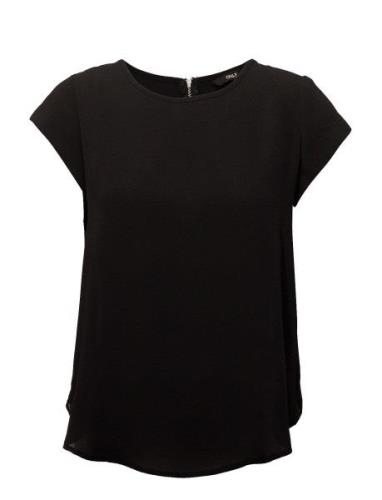 Onlvic S/S Solid Top Ptm ONLY Black