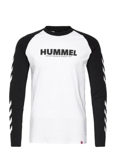 Hmllegacy Blocked T-Shirt L/S Hummel White