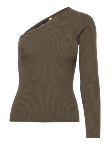 Merino Wool -Shoulder Sweater Polo Ralph Lauren Khaki