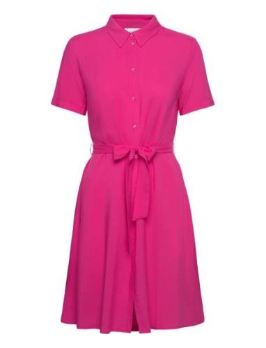 Vipaya S/S Shirt Dress - Noos Vila Pink