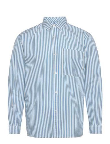 Relaxed Stripe Shirt Tom Tailor Blue