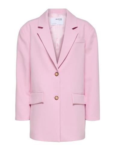 Slftilda Over D Blazer Selected Femme Pink