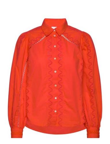 Yaskenora Ls Shirt S. Noos YAS Orange