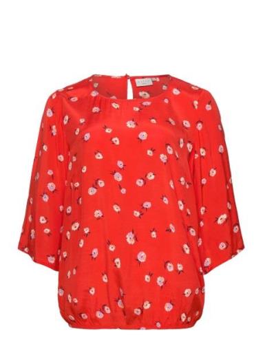 Kcolly Blouse Kaffe Curve Red