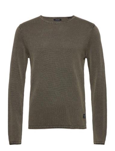 Jjeleo Knit Crew Neck Noos Jack & J S Brown